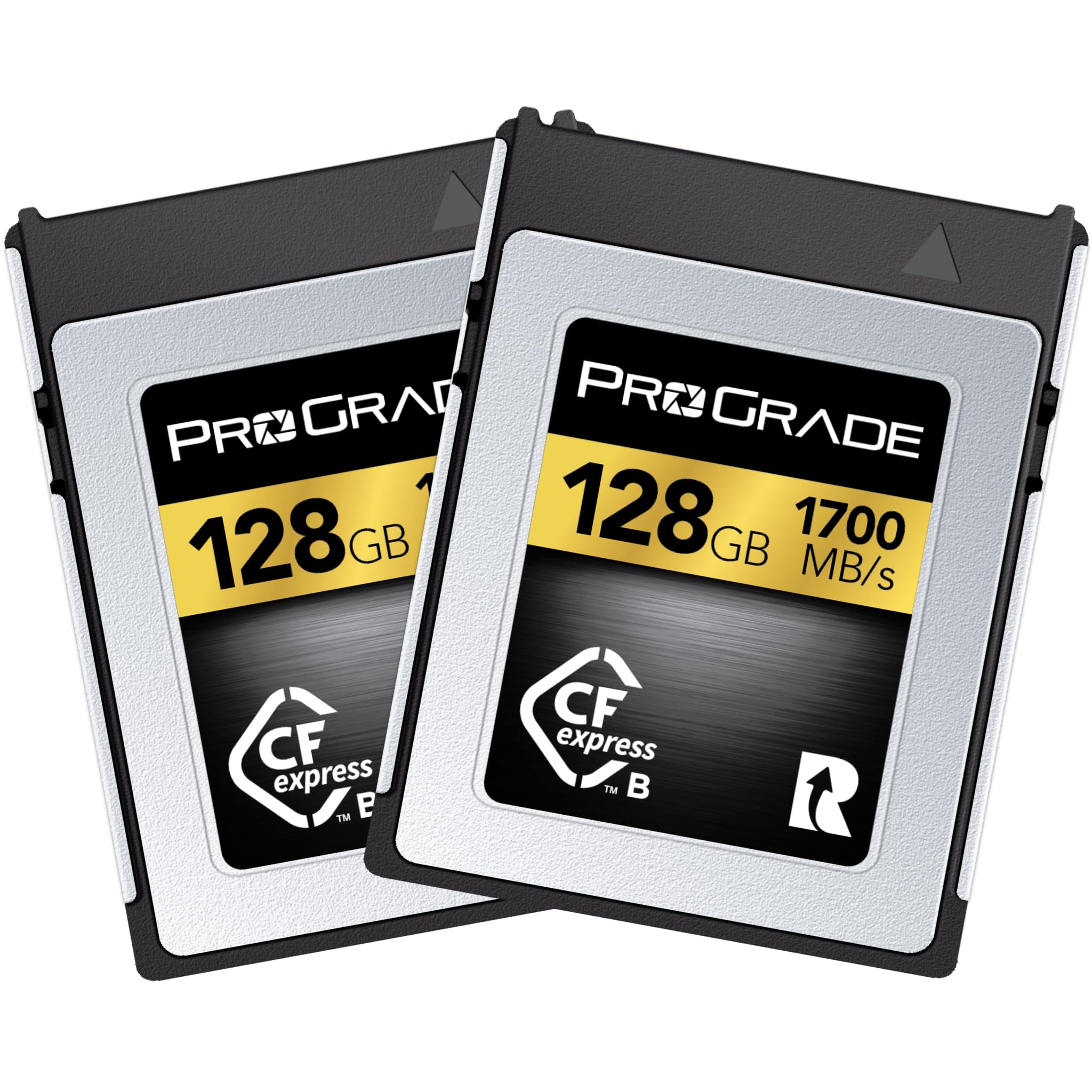 ProGrade Digital 128GB CFexpress 2.0 Memory Card, 2-Pack, Gold